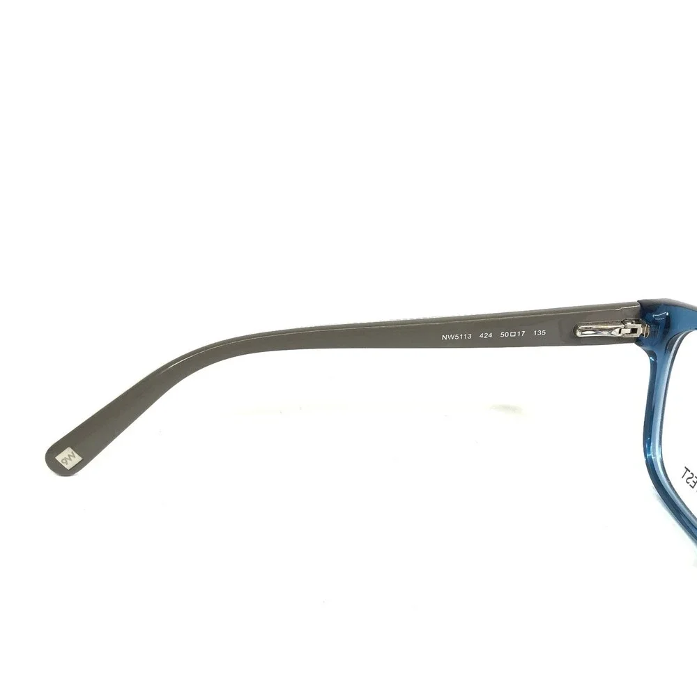 Nine West Eyeglasses Frames NW5113 424 Grey Clear Blue 50-17-135